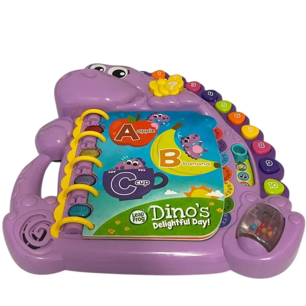 Leapfrog Dinos Delightful Day Alphabet Book toddlers 1-3